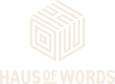 Logo Haus of Words - Katie Caiger